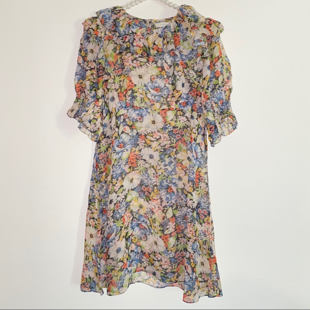Sold 💕Doen Baudoin silk dress in Alice floral - Picture 5 of 8